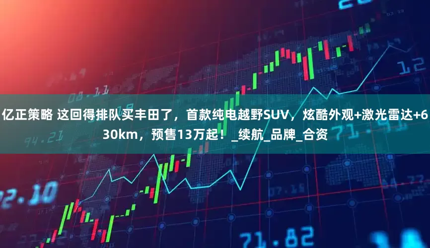 亿正策略 这回得排队买丰田了，首款纯电越野SUV，炫酷外观+激光雷达+630km，预售13万起！_续航_品牌_合资